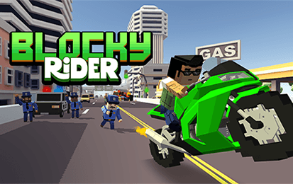 Blocky Rider game thumbnail